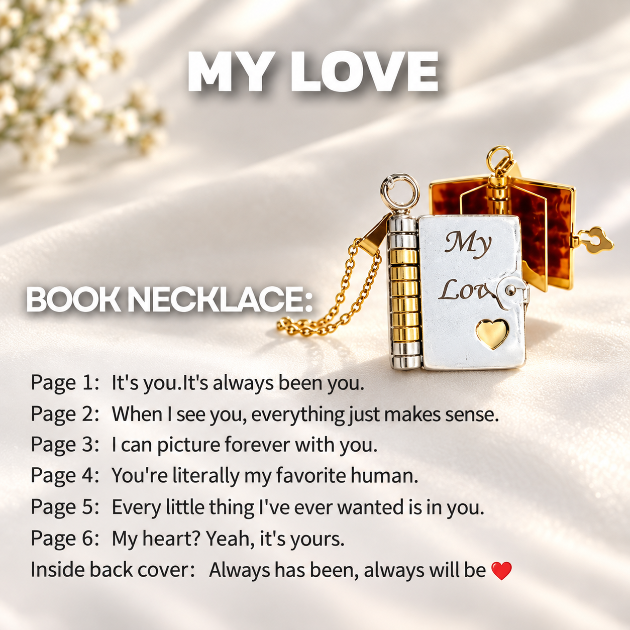 💗Stern-Anhänger 𝐢𝐦 Buchformat 🎁Geschenk für Familie & Liebste!