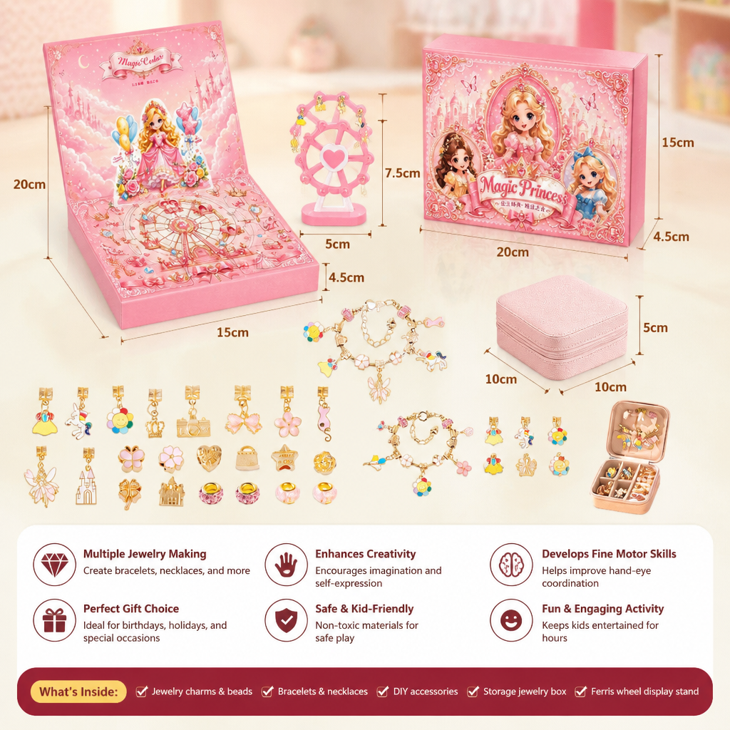 🎁DIY-Adventskalender für Prinzessinnen: Schmuck und Armbänder selbst gestalten