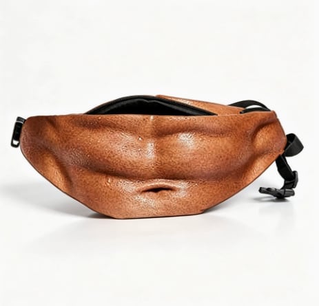 🔥Heißer Verkauf 💥Lustige Bauchtasche – Realistische Bauchtasche als Gag