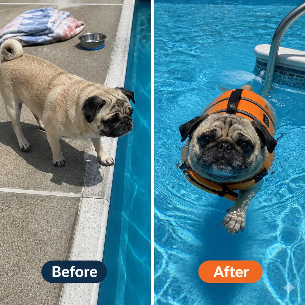 🔥Letzter Tag: 50 % Rabatt – Premium-Hundeschwimmweste