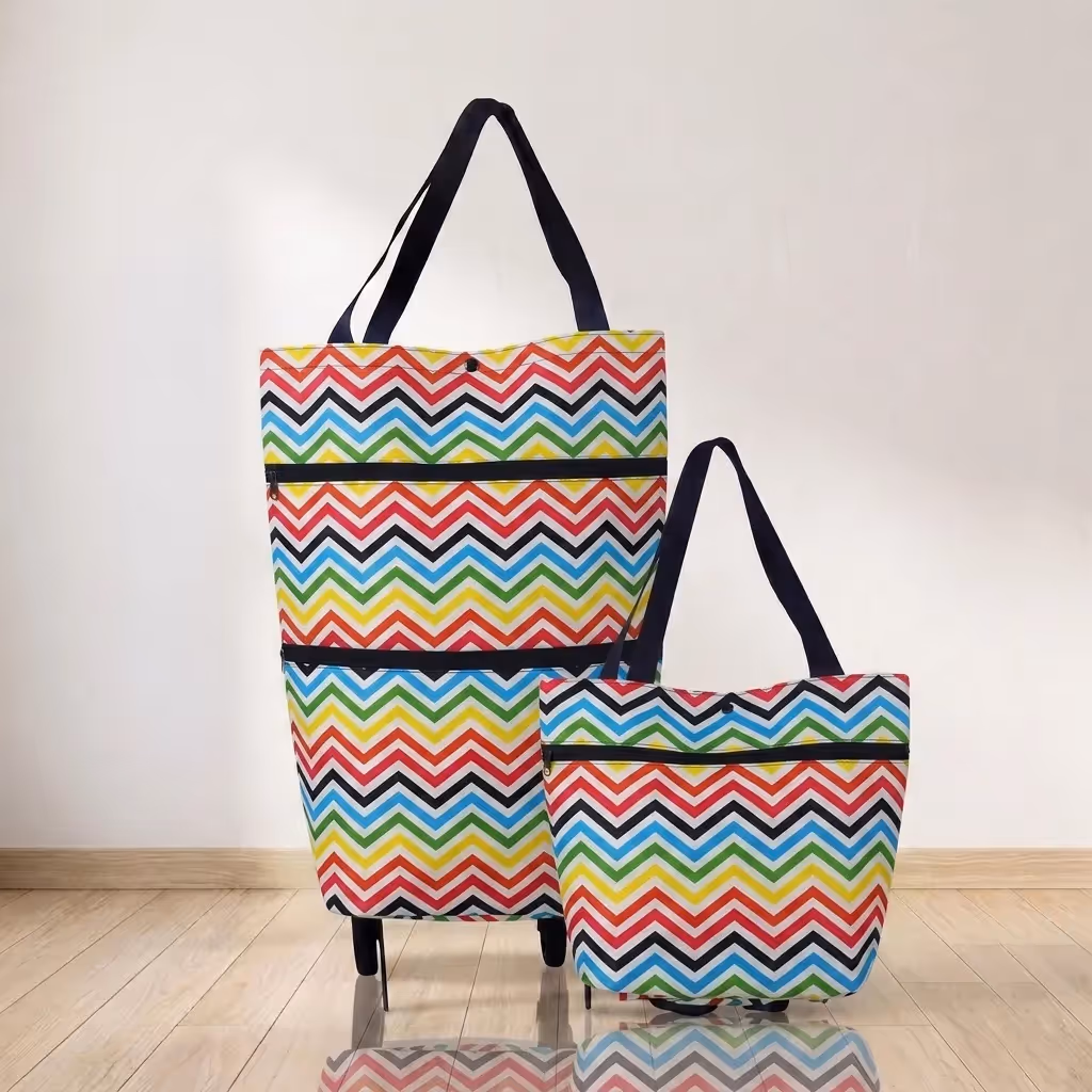 🔥Letzter Tag 50 % Rabatt- Faltbarer 2-in-1-Einkaufswagen 🛍️🛒
