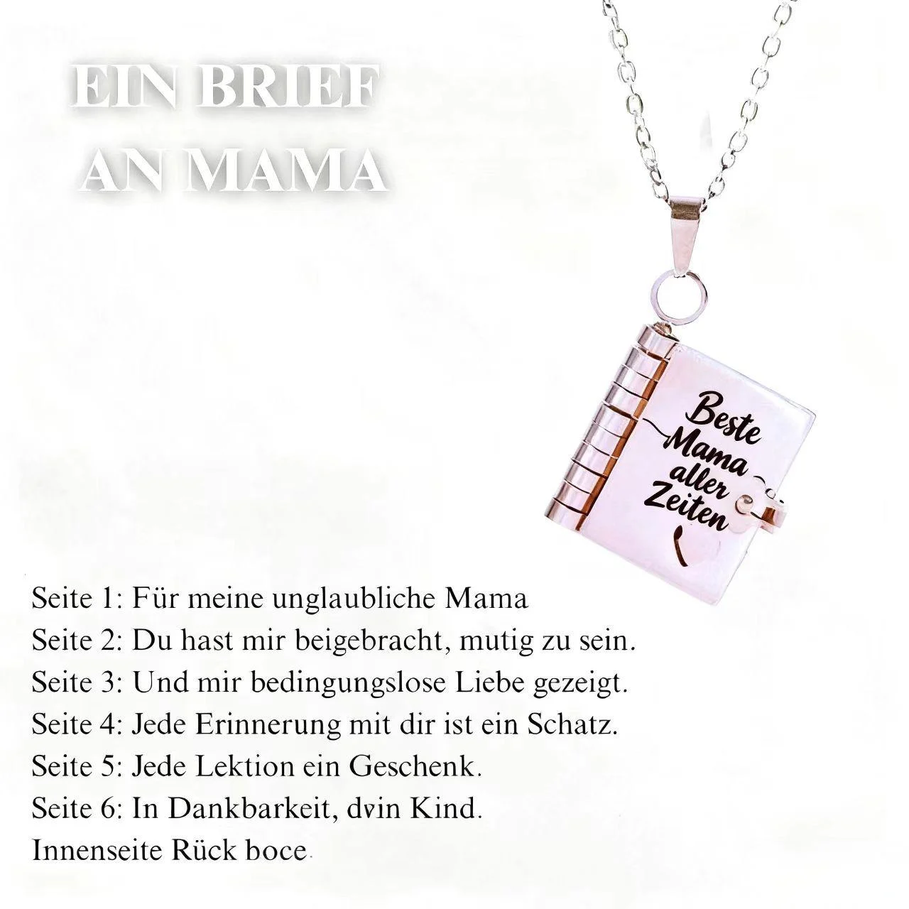 🔥Kaufe 2 Erhalte 1💗Stern-Anhänger 𝐢𝐦 Buchformat