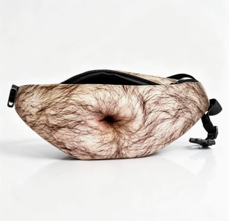 🔥Heißer Verkauf 💥Lustige Bauchtasche – Realistische Bauchtasche als Gag