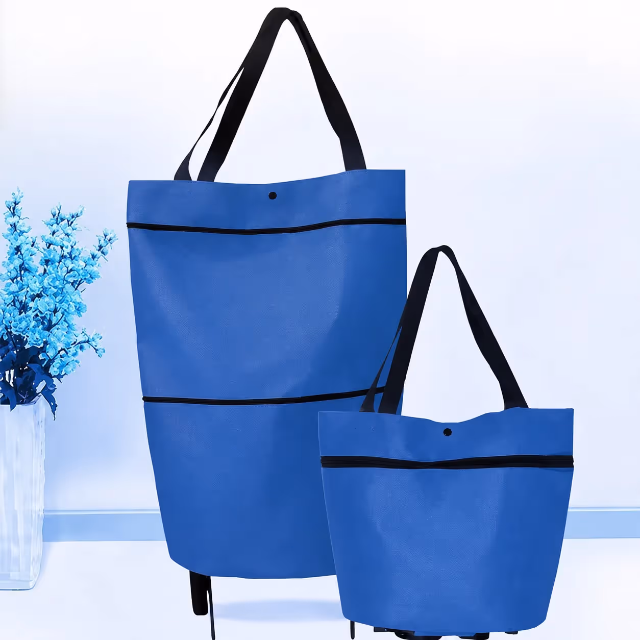 🔥Letzter Tag 50 % Rabatt- Faltbarer 2-in-1-Einkaufswagen 🛍️🛒