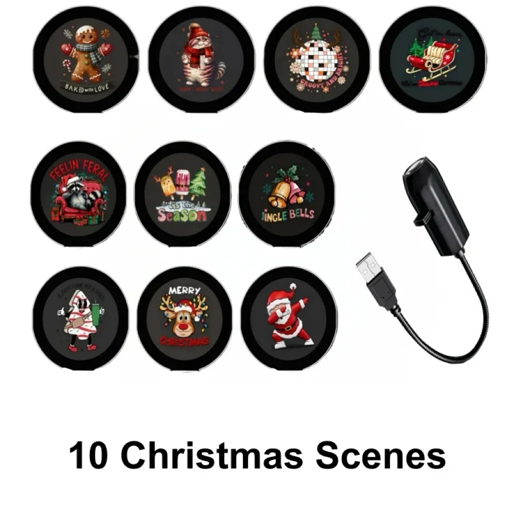 🎅🌌 Plug-&-Play HD-Weihnachtsprojektor