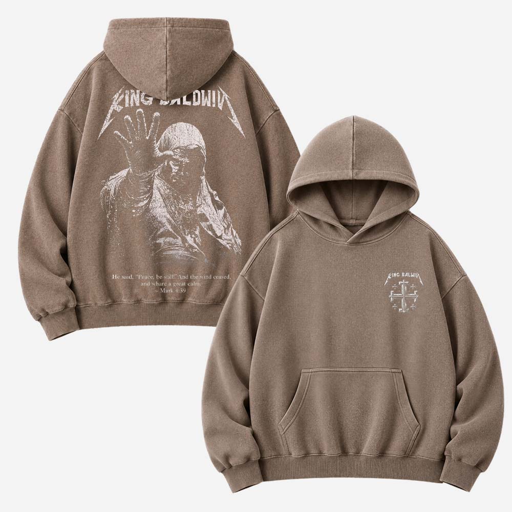 Masked King Vintage Washed Hoodie