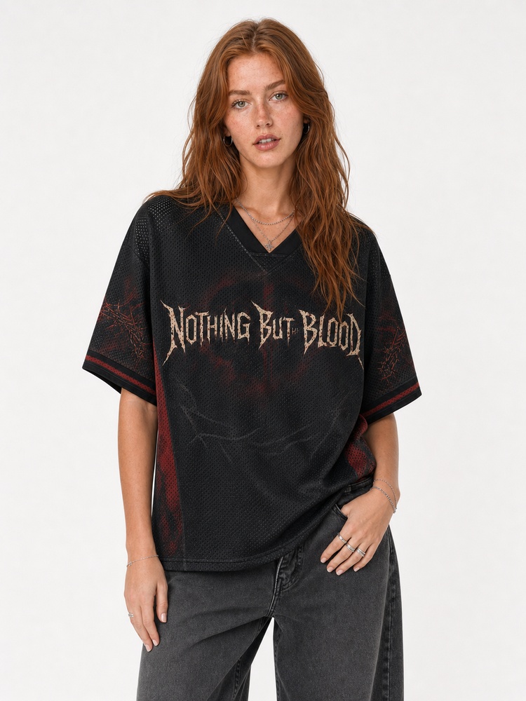 Thorn Blood Graphic Mesh Jersey