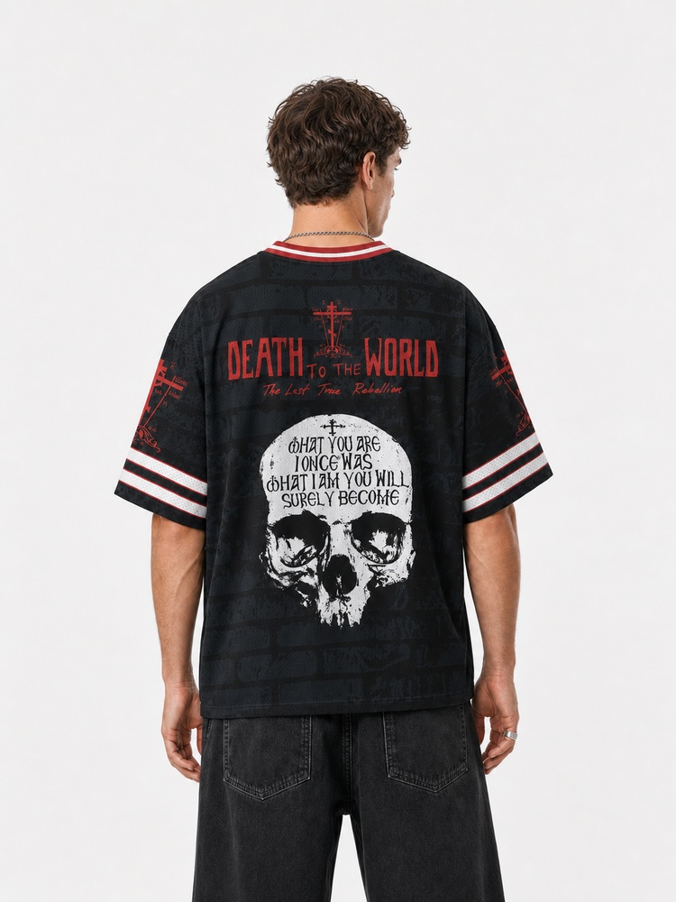 Death to The World Graphic Mesh Jersey