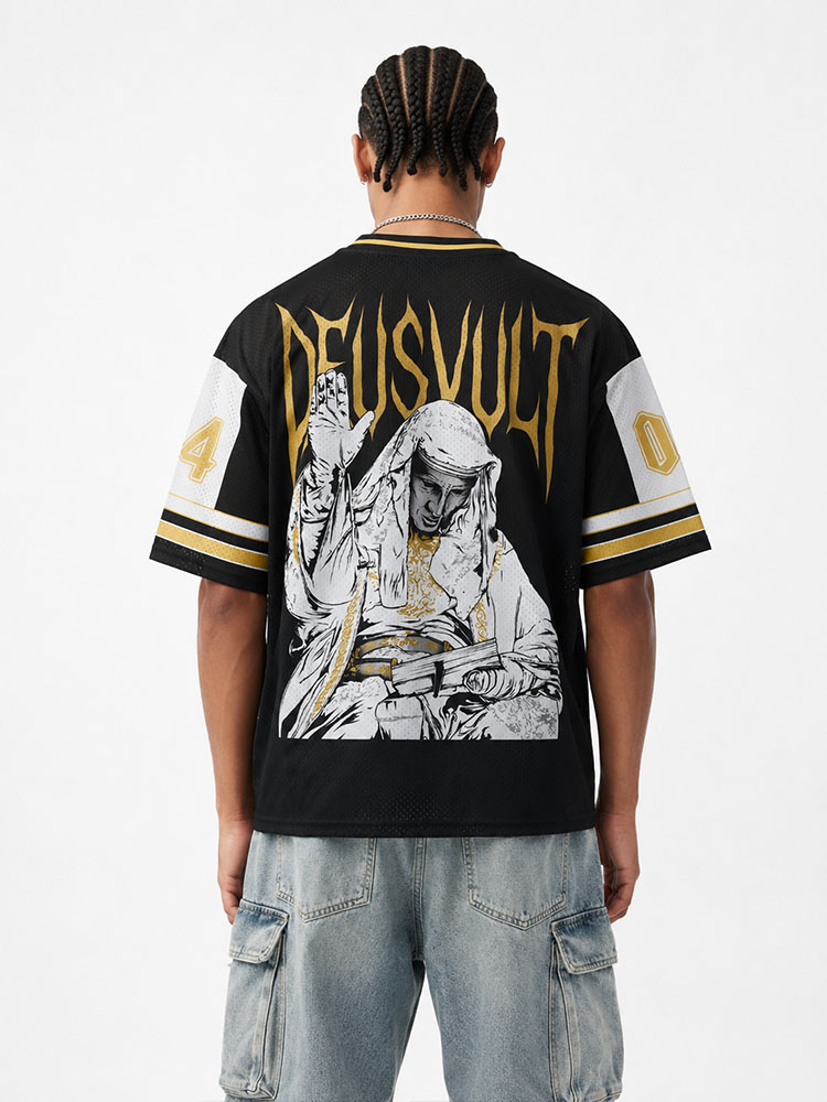 Masked King Graphic Mesh Jersey