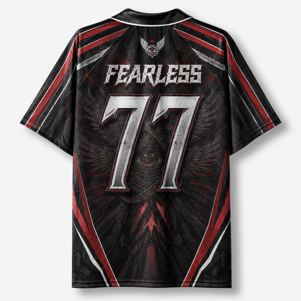Fearless Eye Wing Graphic Collar Jersey