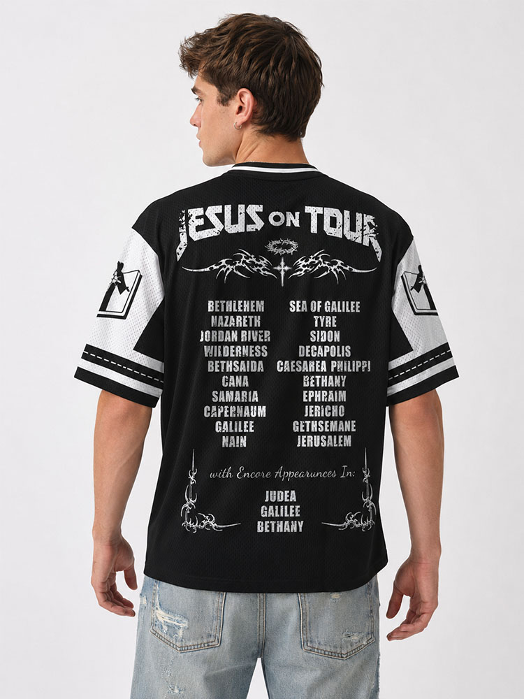 Tour List Graphic Mesh Jersey