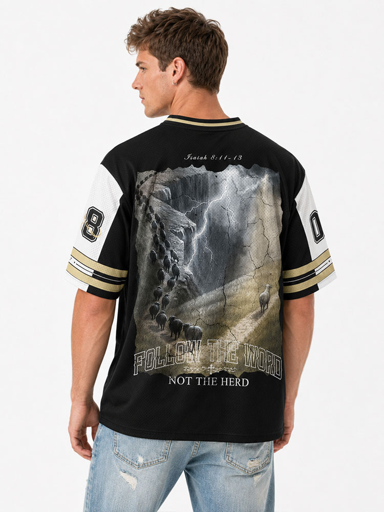 Follow The World Graphic Mesh Jersey