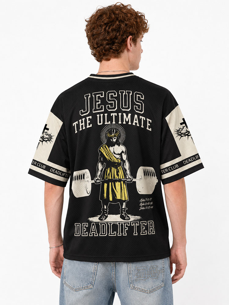 Ultimate Deadlifter Graphic Mesh Jersey