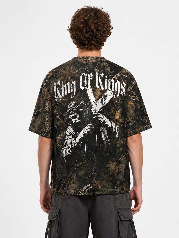Burden Bearer Eco Oversized Graphic Tees · GRS Certified
