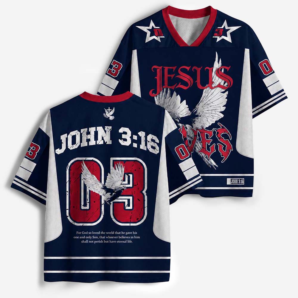 Dove Graphic Mesh Jersey