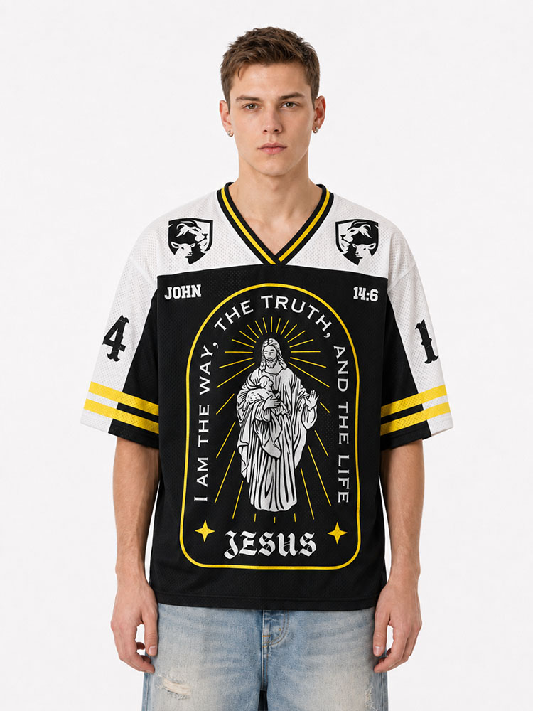 Way of Life Graphic Mesh Jersey