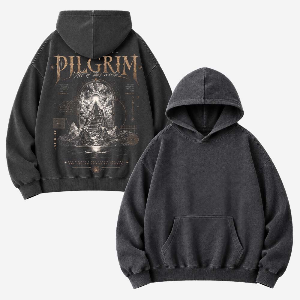 Pilgrim Path Vintage Washed Hoodie