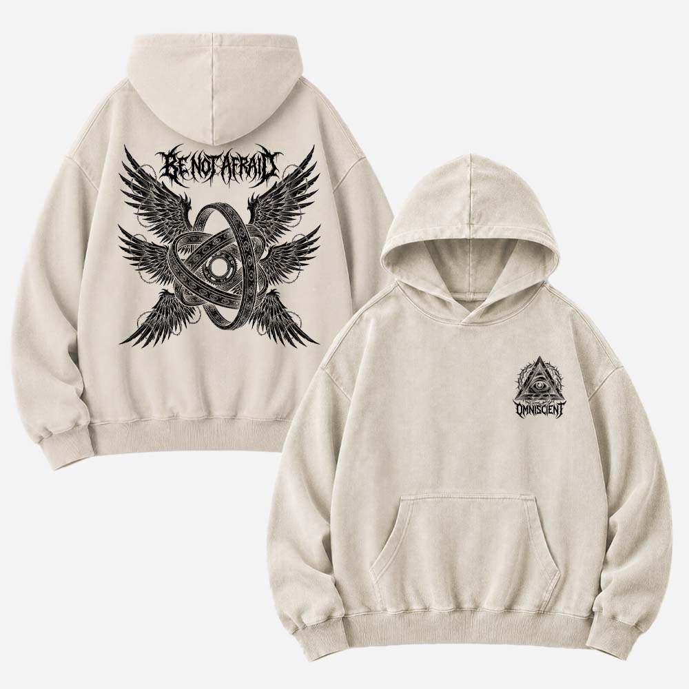Fearless Eye Wing Vintage Washed Hoodie
