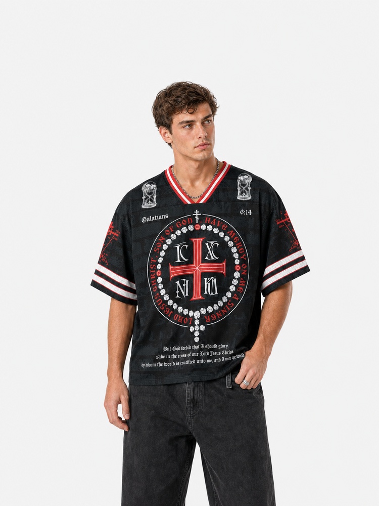 Death to The World Graphic Mesh Jersey