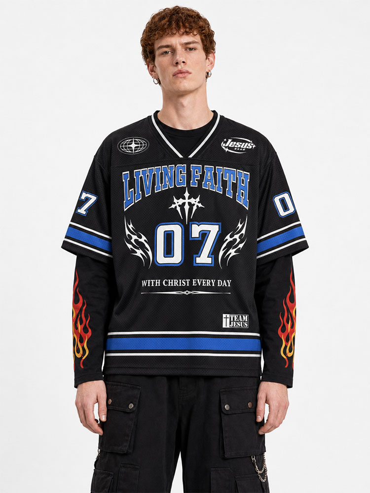 Live Boldly Graphic Mesh Jersey