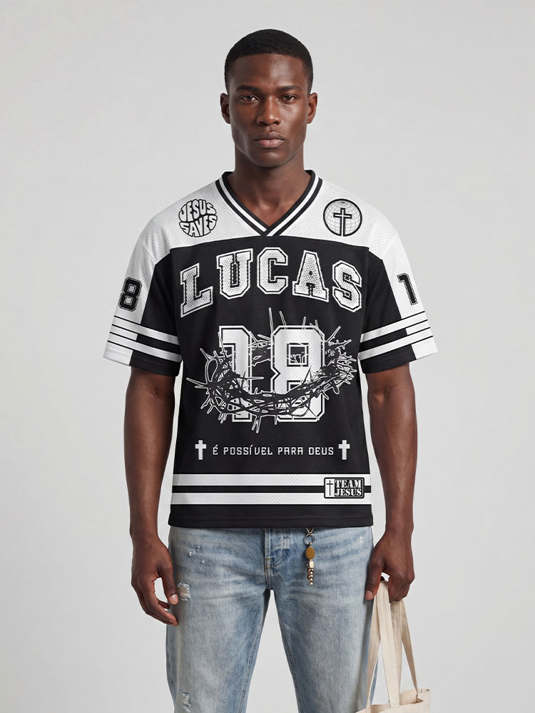Impossible Path Graphic Mesh Jersey