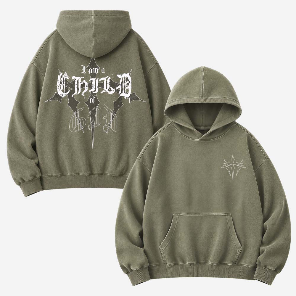 Child Emblem Vintage Washed Hoodie