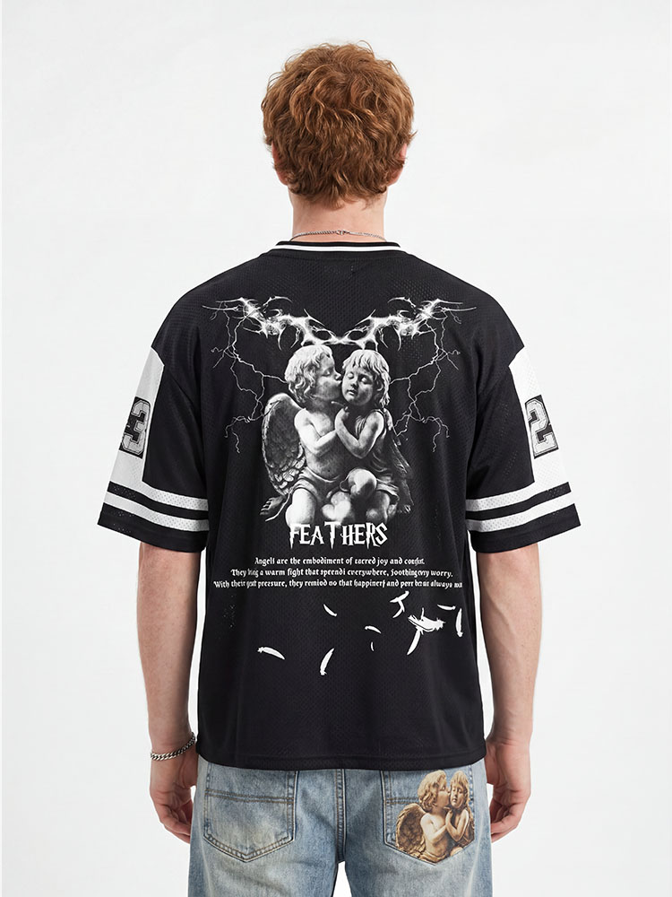 Angel Graphic Mesh Jersey