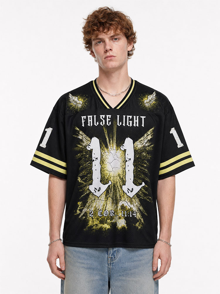 Golden Wings Graphic Mesh Jersey
