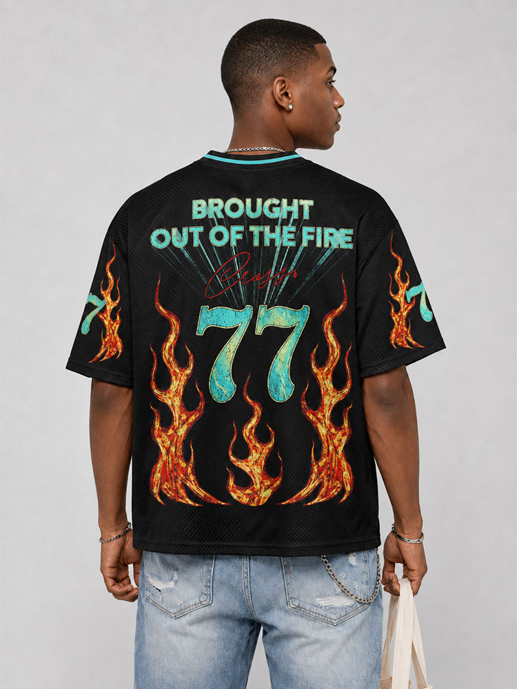 Dove Graphic Mesh Jersey