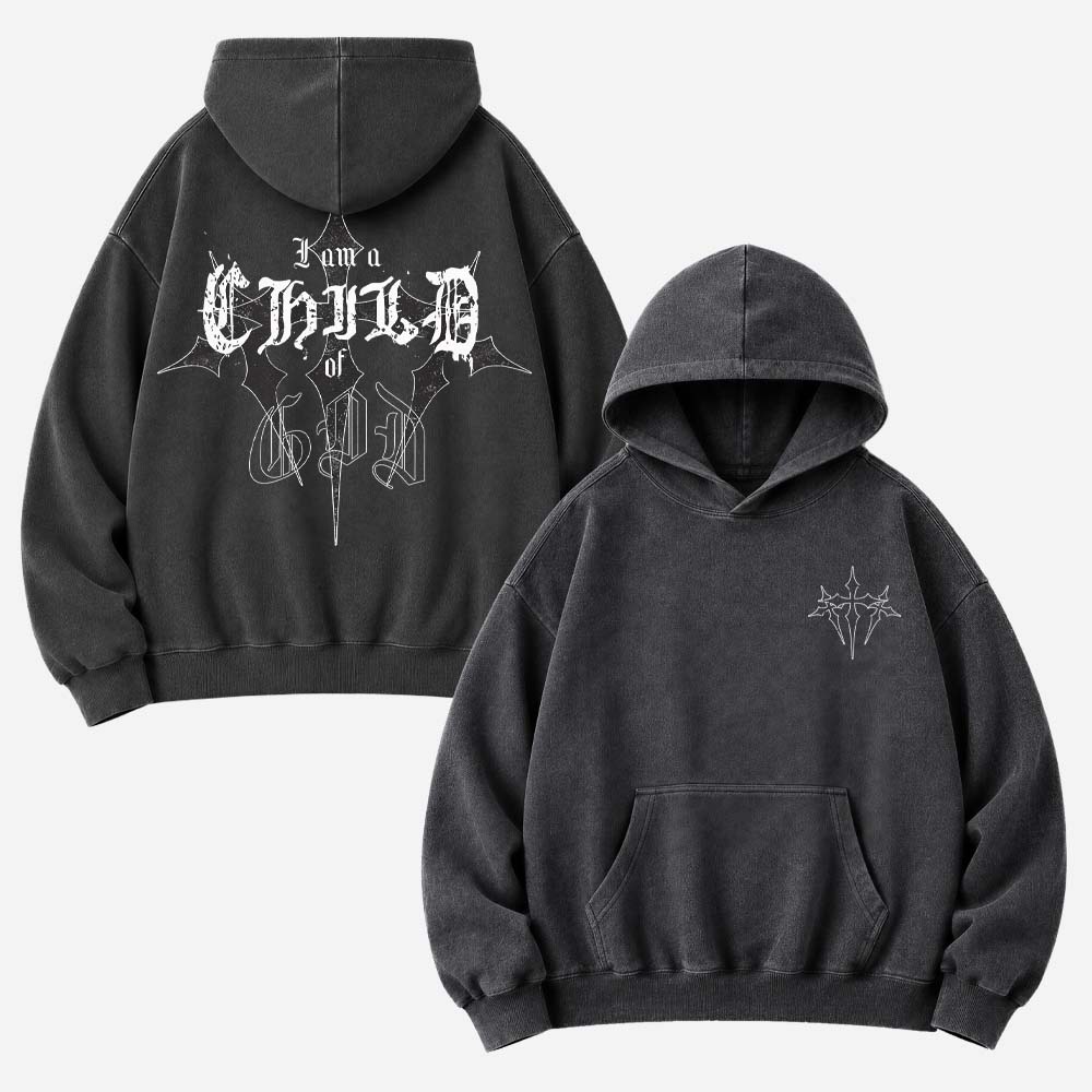 Child Emblem Vintage Washed Hoodie