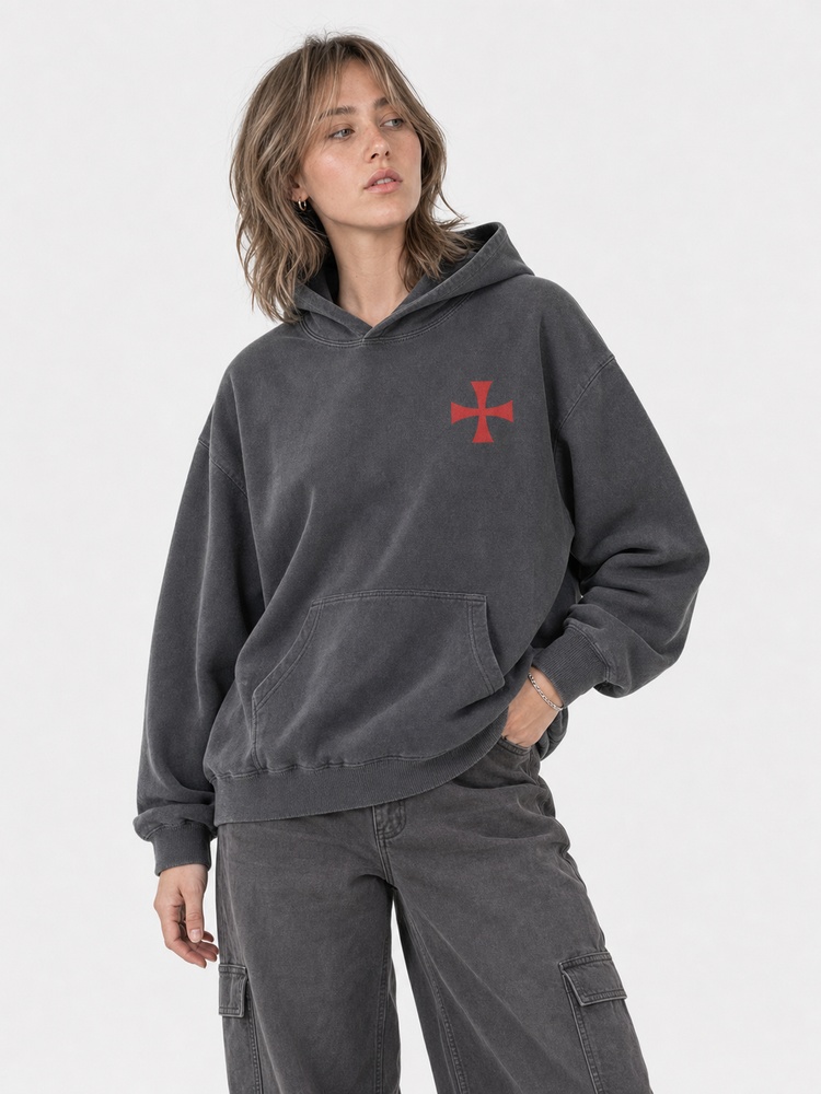 Red Knight Vintage Washed Hoodie