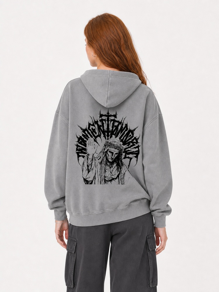 Masked Knight Vintage Washed Hoodie