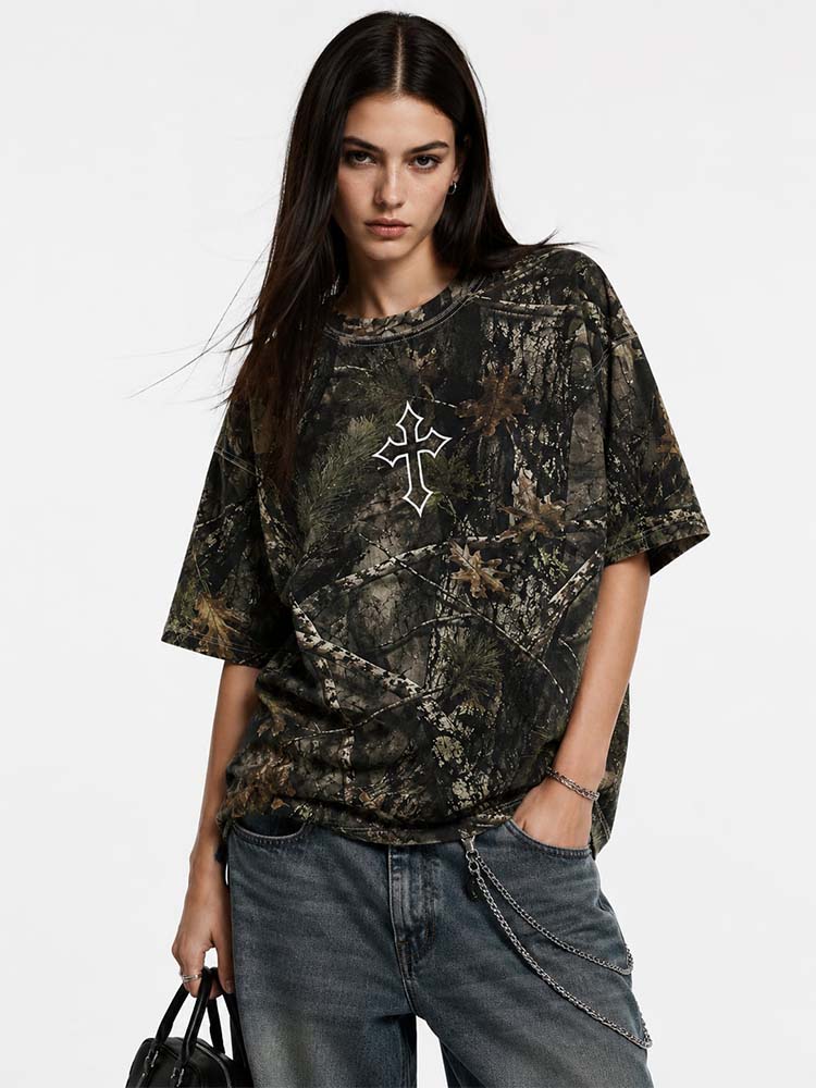 Burden Bearer Eco Oversized Graphic Tees · GRS Certified