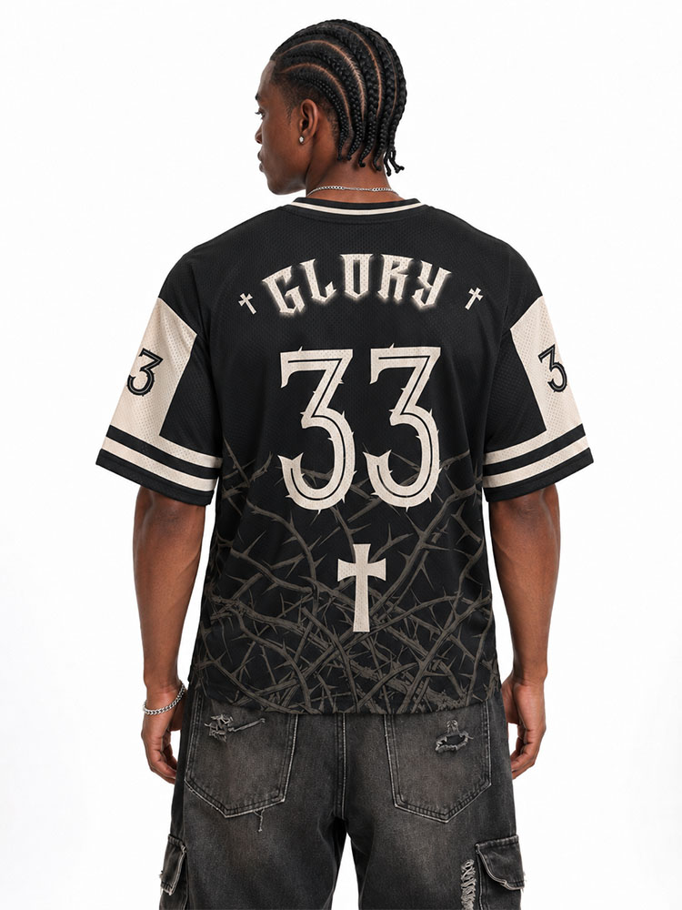 Thorn Crown Graphic Mesh Jersey