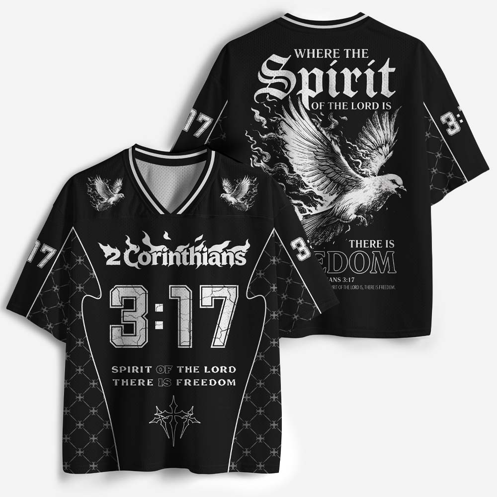 Dove Graphic Mesh Jersey