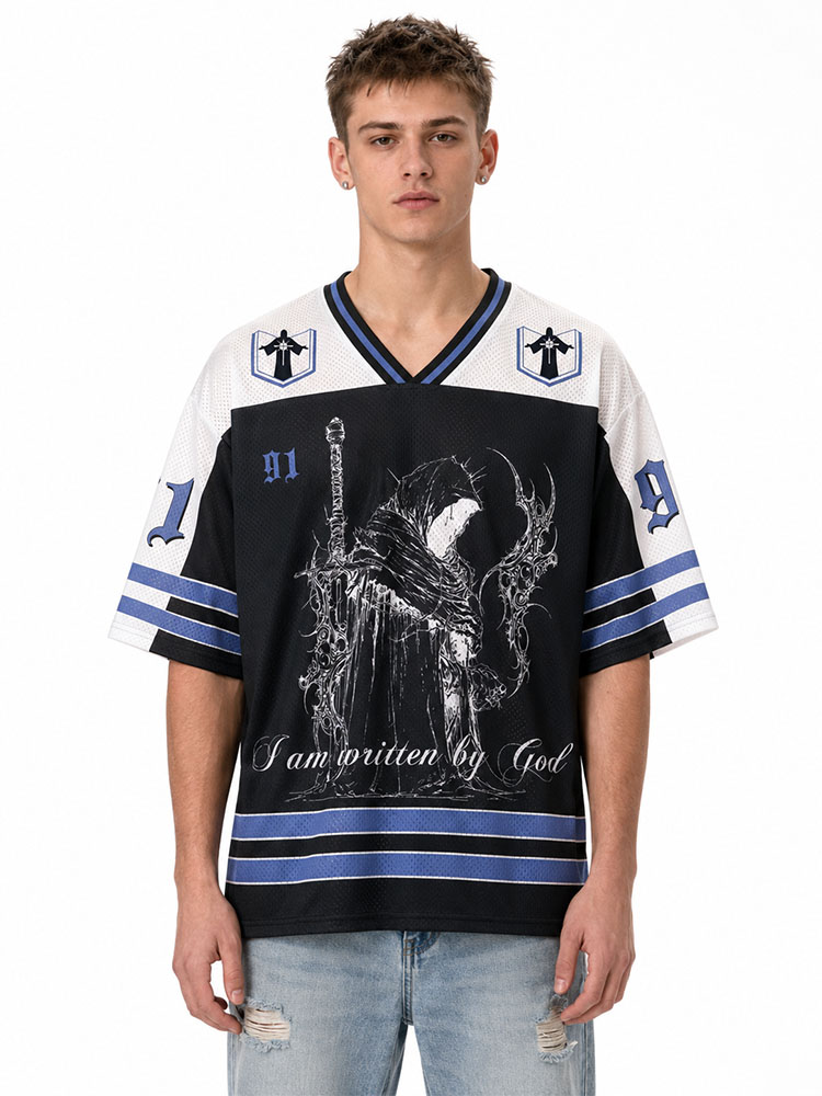 Silent Oath Grim Warrior Graphic Mesh Jersey