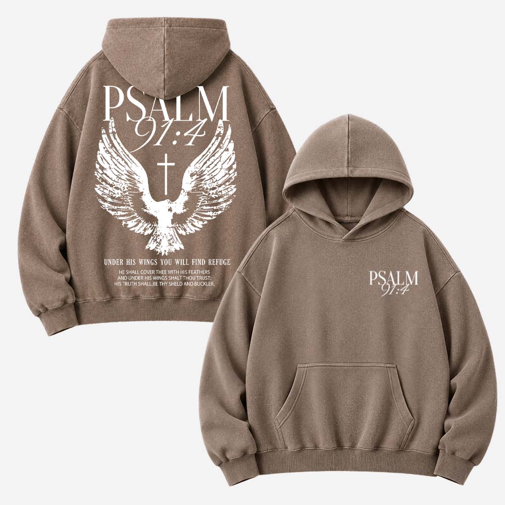 Dove Graphic Vintage Washed Hoodie