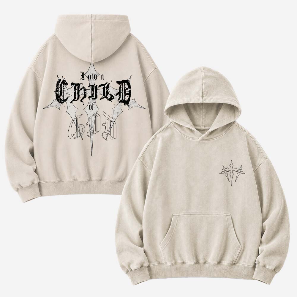 Child Emblem Vintage Washed Hoodie