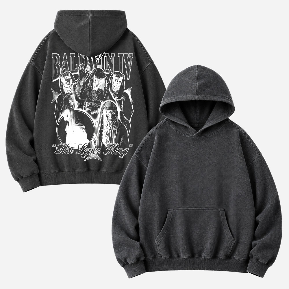 Masked King Vintage Washed Hoodie