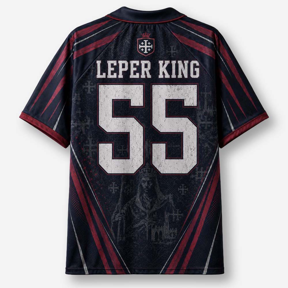 Masked King Graphic Collar Jersey
