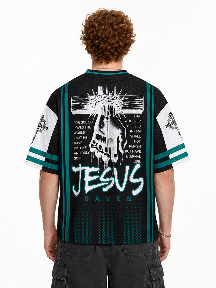 Forgiveness Graphic Mesh Jersey