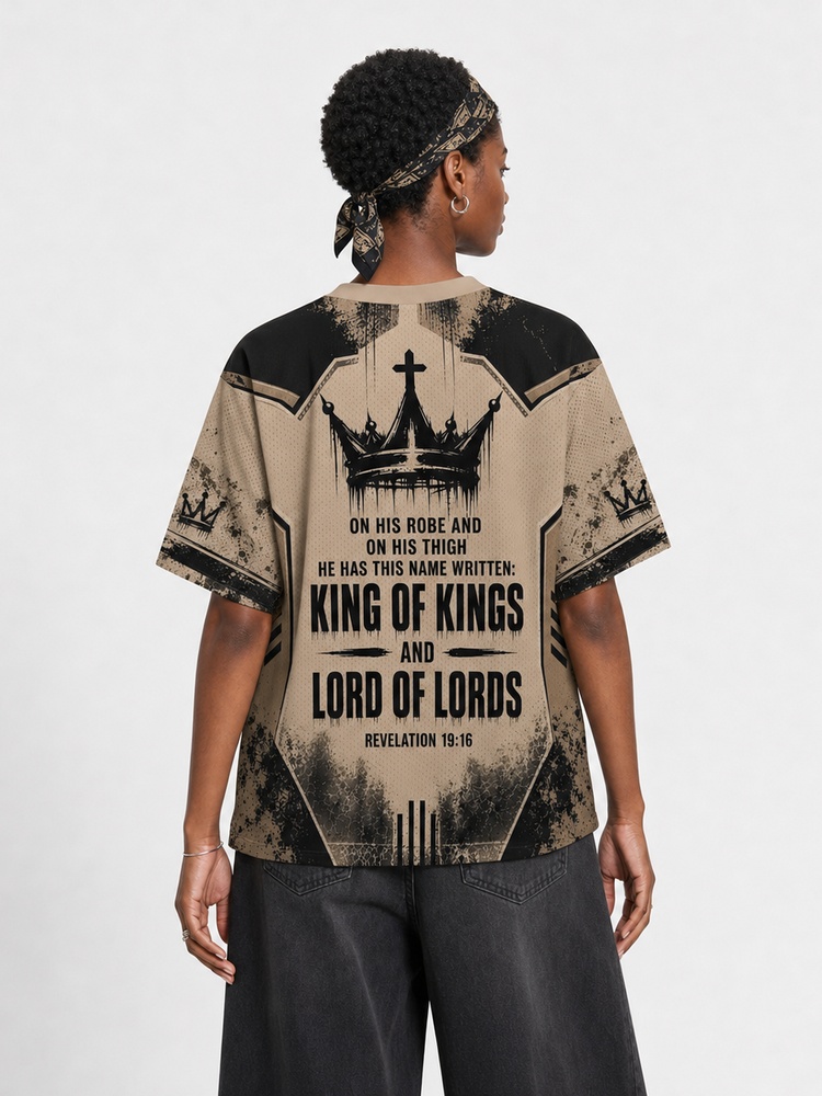 Crown Statement Graphic Mesh Jersey