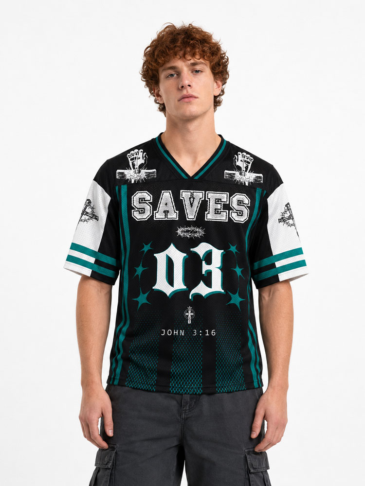 Forgiveness Graphic Mesh Jersey
