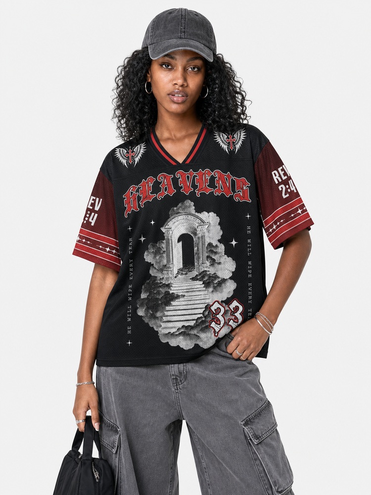 Angel Graphic Mesh Jersey