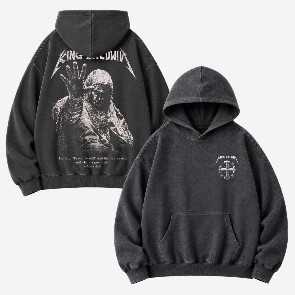 Masked King Vintage Washed Hoodie