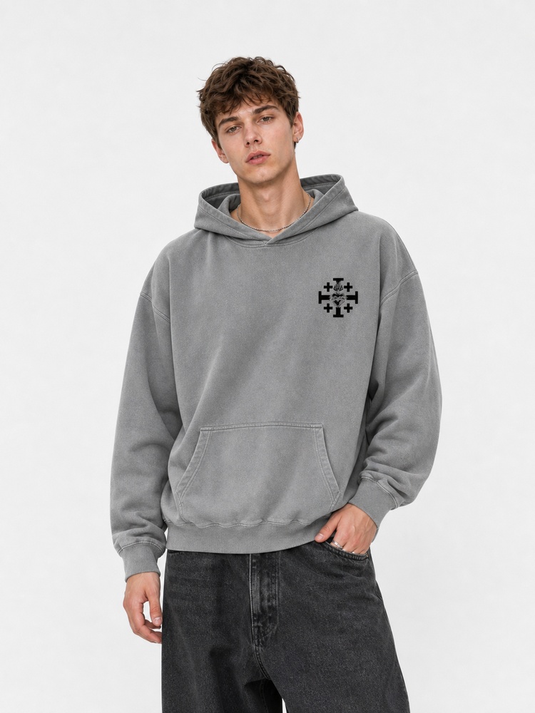 Masked Knight Vintage Washed Hoodie