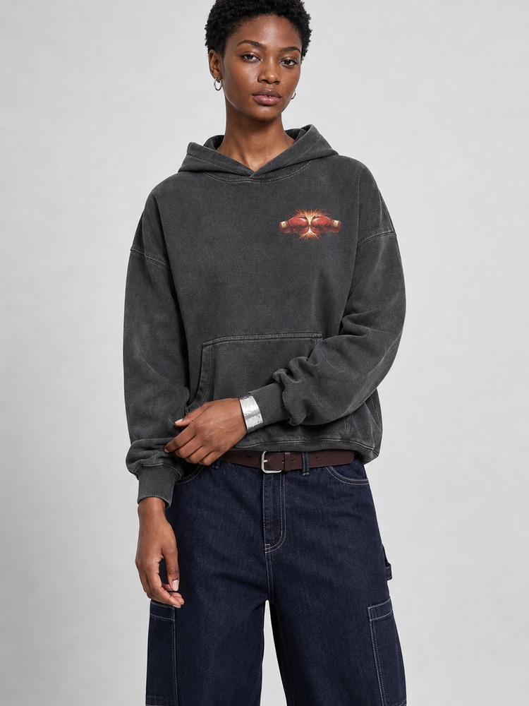 Fight Club Vintage Washed Hoodie