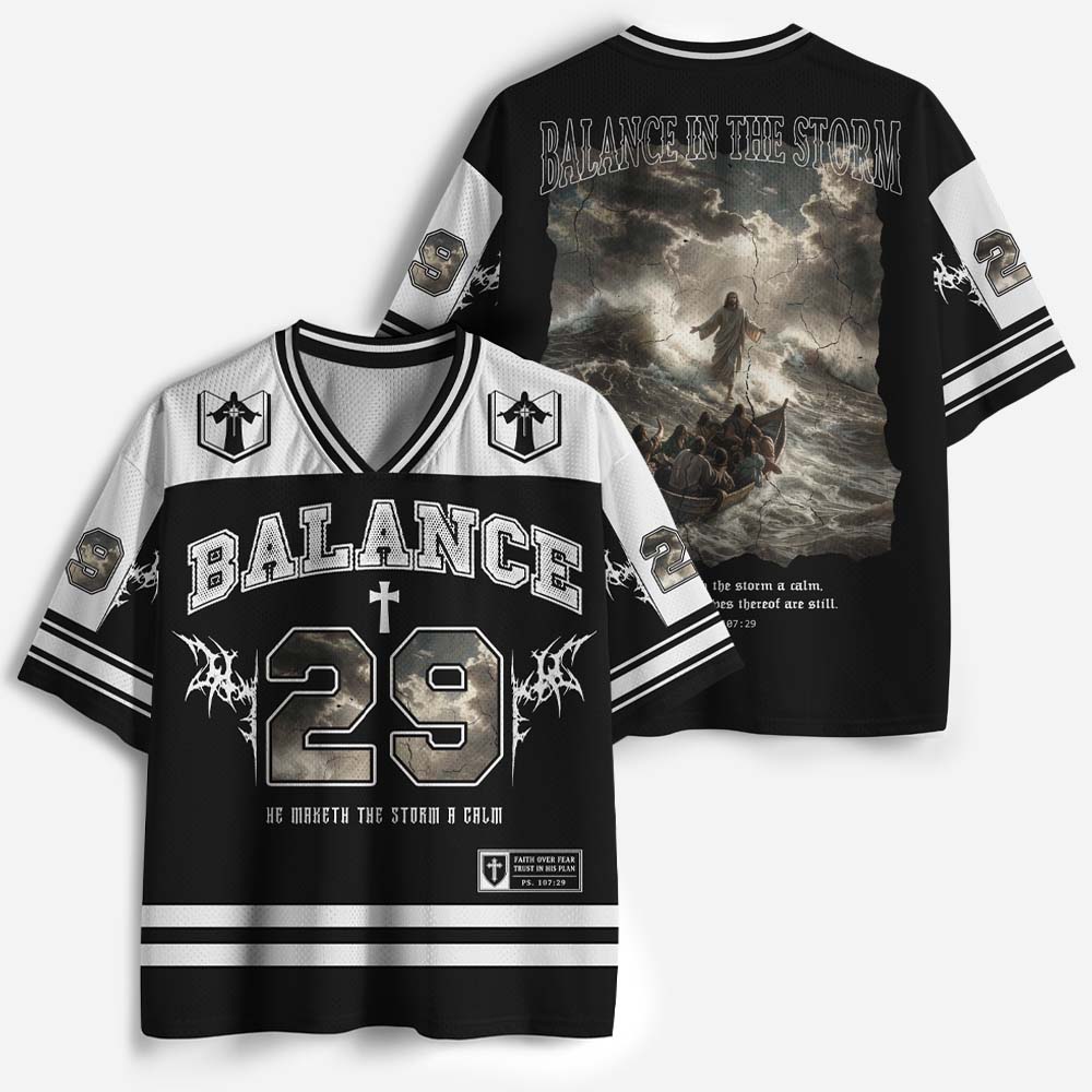 Balance in The Storm Graphic Mesh Jersey
