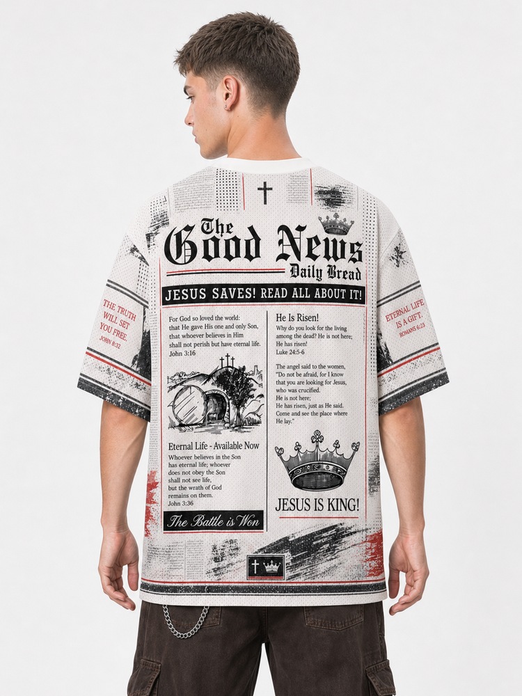The Good News Graphic Mesh Jersey
