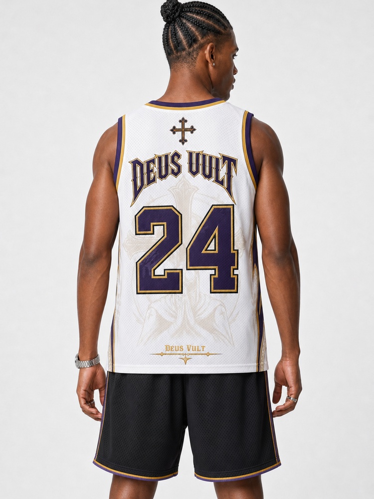 Masked King Graphic Mesh Jersey Tank Top